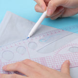 Multifunctional French Curve Ruler Soft Plastic Patchwork Ruler Measure Dressmaking Drawing Template Craft Sewing Tools