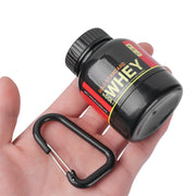 Portable Protein Powder Container with Funnel