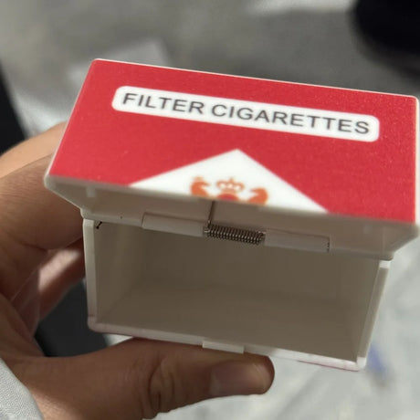 Funny cigarette box toy photo prop, gift for friends, bubble machine outdoor portable device