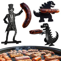 Character Sausage & Hot-Dog Grill Holders – 4 Designs