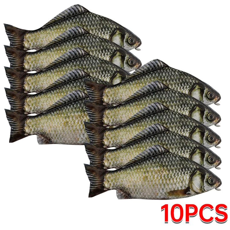 Creative Simulated Salted Fish Pencil Case Large Capacity Pencils Pouch Cute Pencil Bag Funny Back to School Acsesories Gift