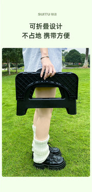 Folding Portable Camping Toilet – 2 Sizes, Grey or Black