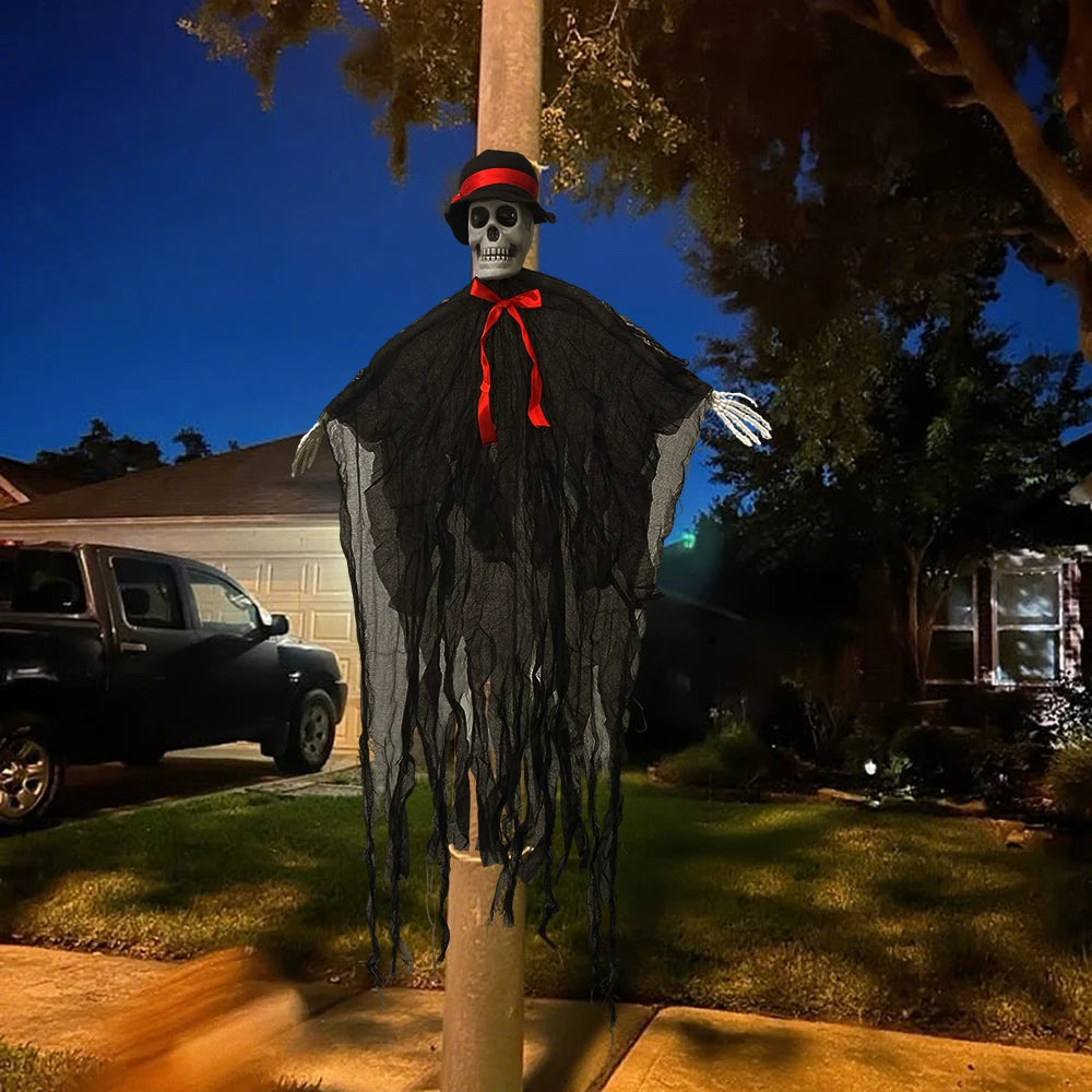 100 × 70cm Hanging Skeleton Ghost Halloween Decoration
