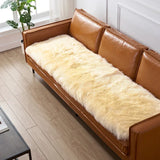 Long Soft Faux Sheepskin Fur Area Rugs Living Room Bedroom Floor Mat Shaggy Silky Plush Carpet Faux Fur Rug Decor Mats