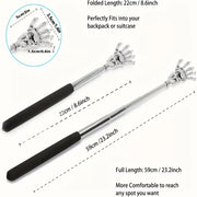 Telescopic Stainless-Steel Back Scratcher