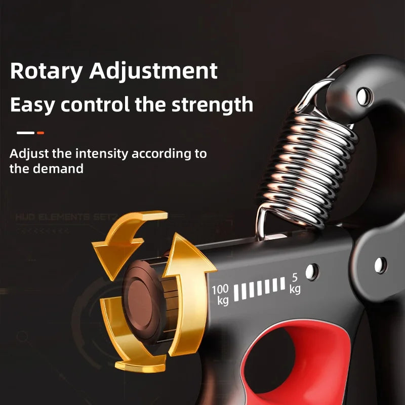Adjustable Hand Grip Strengthener – 5–100 kg