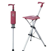 Foldable Walking Cane with Built-In Seat – 110 kg Capacity
