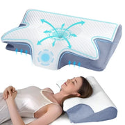 Contoured Butterfly Memory Foam Pillow