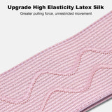 Hip Resistance Bands Anti-Slip Stretch Fitness Strips Portable Glute Thigh Elastic Bands for Home Workout