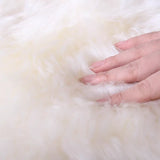 Long Soft Faux Sheepskin Fur Area Rugs Living Room Bedroom Floor Mat Shaggy Silky Plush Carpet Faux Fur Rug Decor Mats