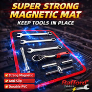 Extra-Strong Magnetic Tool Mat – Wipeable PVC Parts Tray for Screws, Bolts & Auto Repair