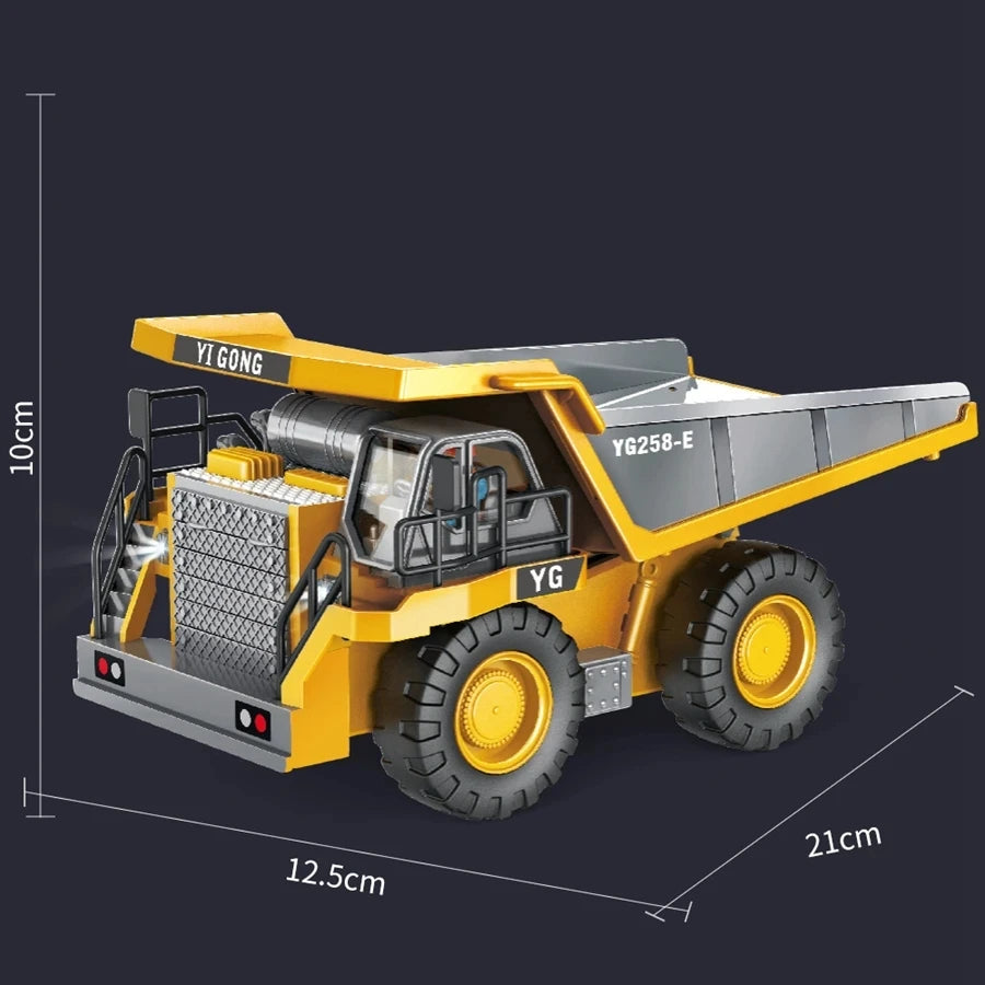 4WD Remote-Control Excavator Toy – 9 Options