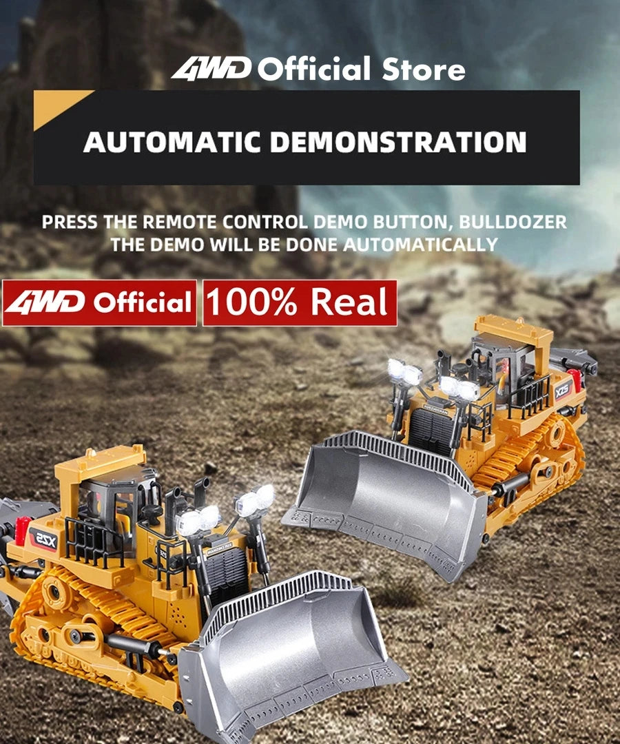 4WD Remote-Control Excavator Toy – 9 Options