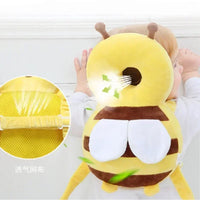 Plush Baby Head & Back Cushion Backpack – 2 Colours