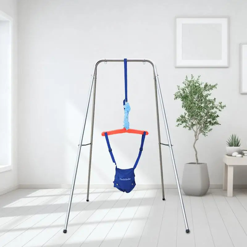 Adjustable Doorway Baby Jumper Seat – Blue