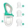 Infant Baby Food Fruit & Vegetable Pacifier, Baby Feeder with Medium Mesh Bag Food Grade Liquid Silicone Yummy Nourishment Feeding