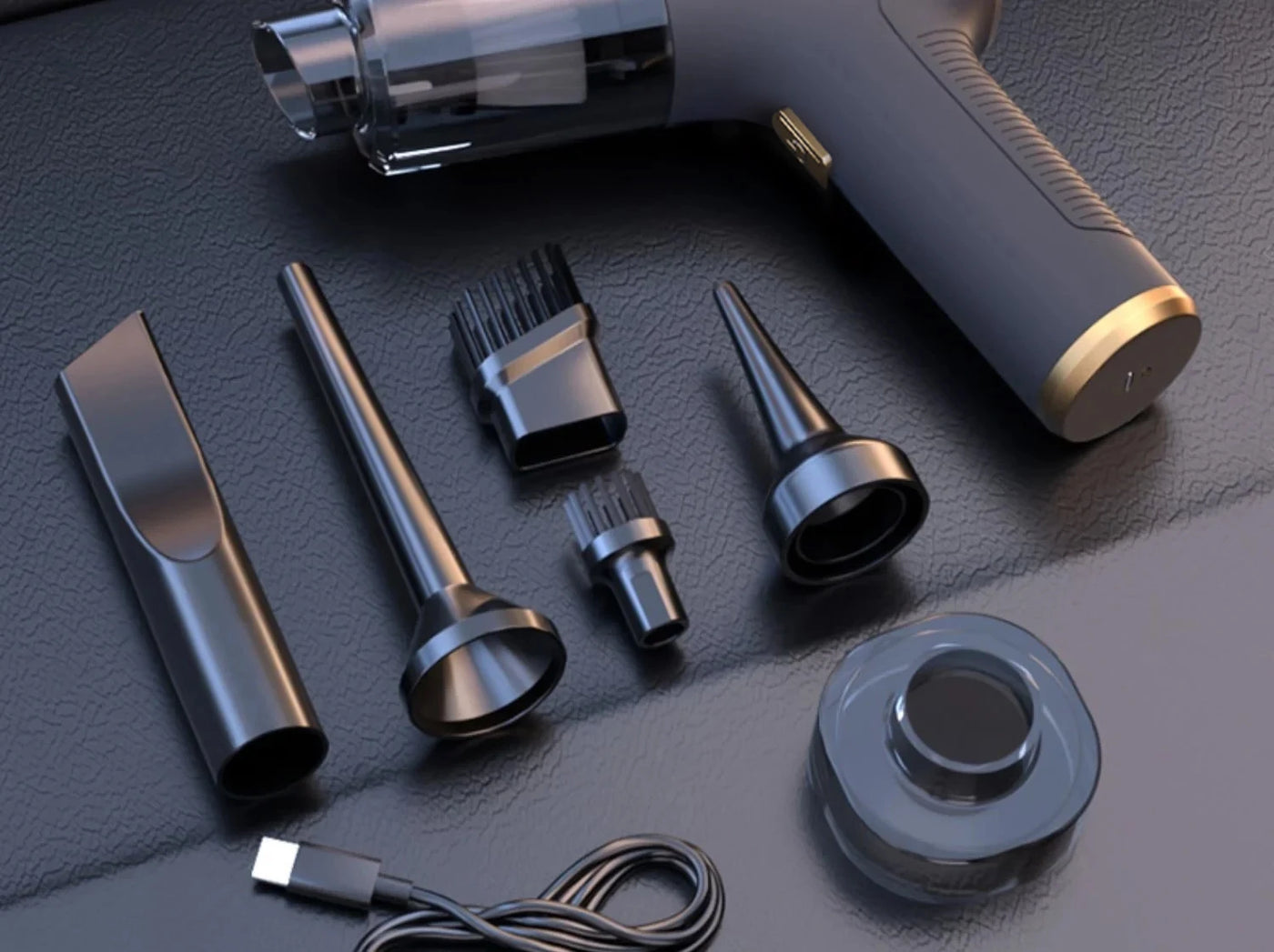 98000PA Handheld Car Vacuum Cleaner - Portable Wireless, Powerful Suction