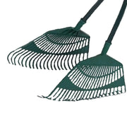 Long-Handled Leaf Grabber Rake – Carbon Steel Garden Leaf & Debris Collector (92cm)