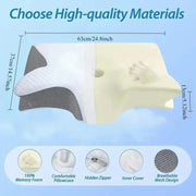 Contoured Butterfly Memory Foam Pillow