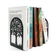 Black Tree-of-Life Metal Desktop Bookends