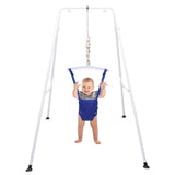 Baby Jumper Swing Outdoor Foldable Swing Set with Stand Multipurpose Playset,Outside Bouncers for Children 6 Months to 1.5 Years