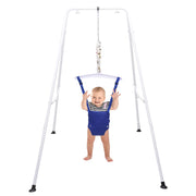 Baby Jumper Swing Outdoor Foldable Swing Set with Stand Multipurpose Playset,Outside Bouncers for Children 6 Months to 1.5 Years