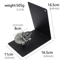 Master Yoda Bookend Sturdy Book Support Table Desk Decoration Classic Character Book Holder for Men Women Movie Fans 1PCS