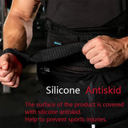 Silicone-Grip Weight-Lifting Straps