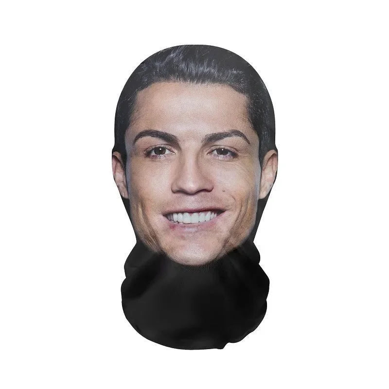 Realistic 3D Full-Face Costume Hood – 26 Designs