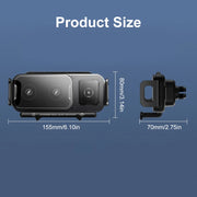 15W Dual-Coil Wireless Car Charger for Foldable Phones