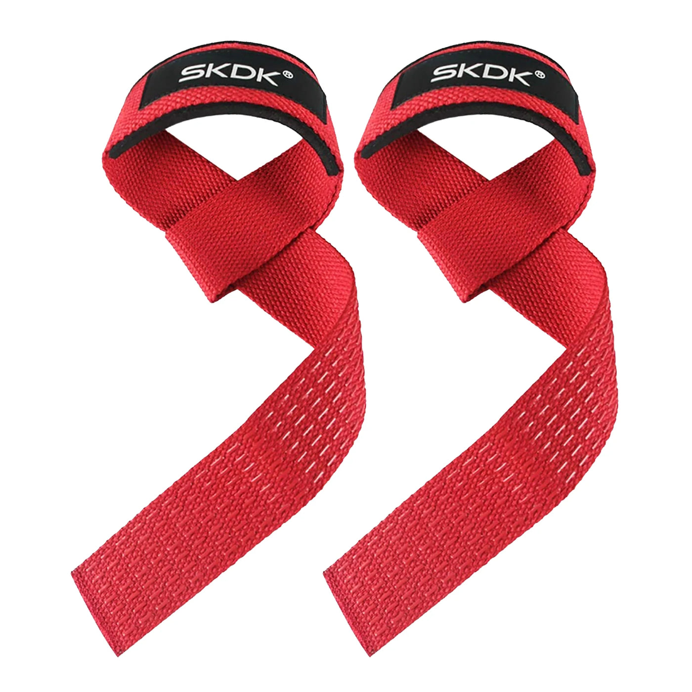 Silicone-Grip Weight-Lifting Straps