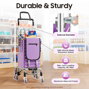 40 kg Foldable Stair-Climbing Shopping Trolley