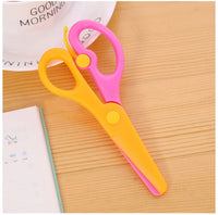 137mm Rounded-Tip Children’s Paper Scissors – 4 Colours