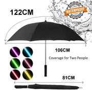 LED Light-Up Umbrella with Flashlight Handle – 4 Colours