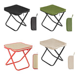 Portable Foldable Backpack Stool Lightweight Camping Picnic Fishing Chair with Mesh Bag Outdoor Adventure Seat for Hiking Travel