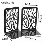 Black Tree-of-Life Metal Desktop Bookends
