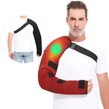 Heated Arm Massager Brace – Vibration & Thermal Therapy for Elbow, Shoulder & Arm Pain Relief