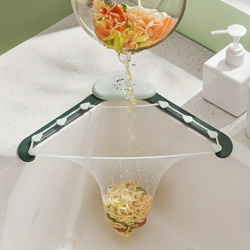 51-Piece Triangle Sink Strainer & Storage Set