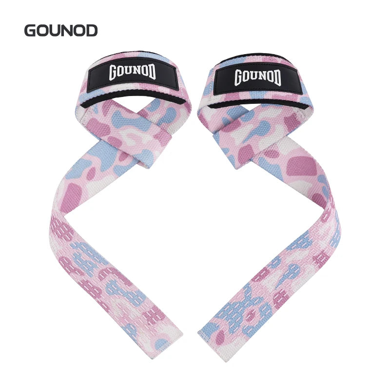 Silicone-Grip Weight-Lifting Straps