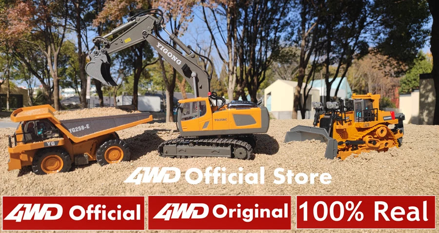 4WD Remote-Control Excavator Toy – 9 Options