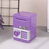 Kids Money Bank, Plastic Password Piggy Bank Mini ATM Cash Coin Money Box For Kids Birthday Toy For Children，ATM Banks Box