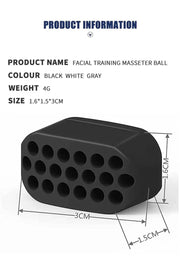 Silicone Jaw Exercise Balls – 5 Resistance Options