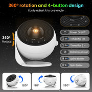 2025 New Model 4K HD Earth Projector PRO,13 Film Card, Globe Galaxy Projection Lamp Pro Version, Table Lamp From home decor