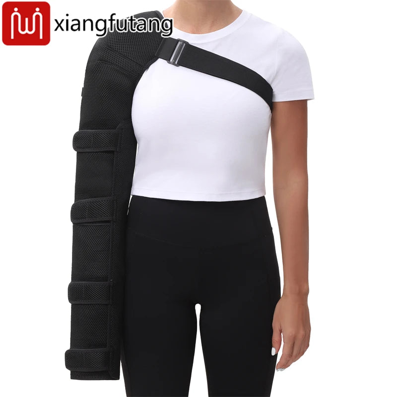 Heated Arm Massager Brace – Vibration & Thermal Therapy for Elbow, Shoulder & Arm Pain Relief