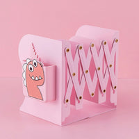Adjustable Metal Bookend with Pen Holder