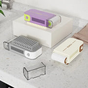 Draining Soap Dish with Brush Roller