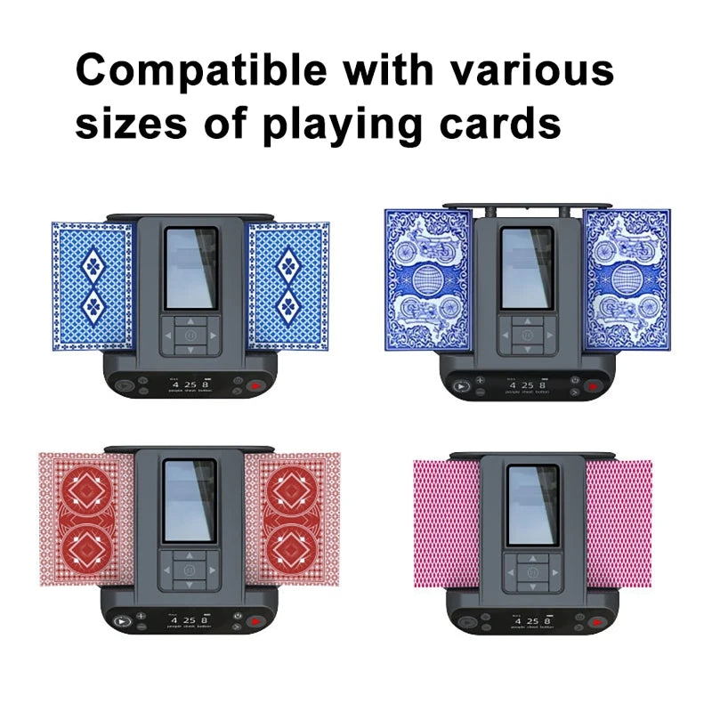 2-in-1 Automatic Card Shuffler & Dealer – 2 Options