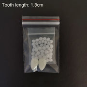 Vampire Fang Costume Teeth with Fitting Material – 5 Sizes