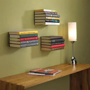 Invisible-Style Wall-Mounted Floating Bookshelf