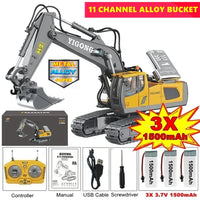 4WD Remote-Control Excavator Toy – 9 Options